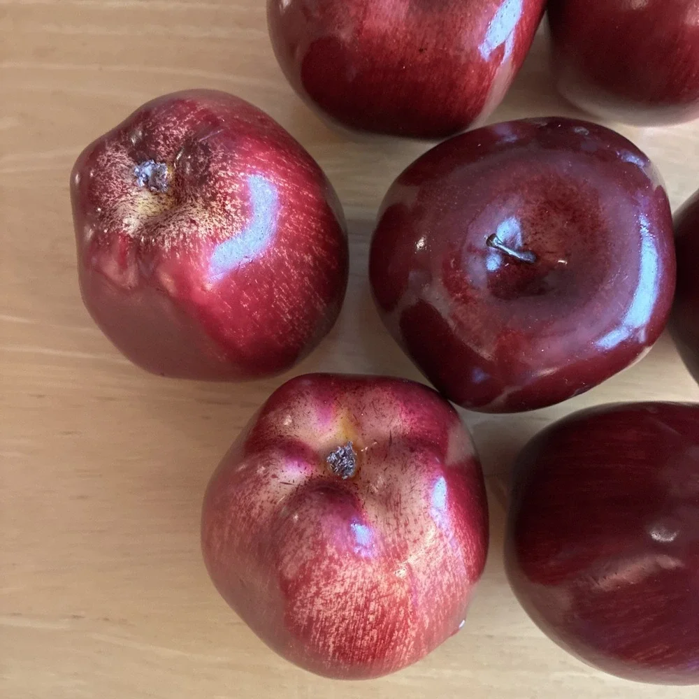 Realistic Faux  Apples Autumn Decor Lot Lightweight
